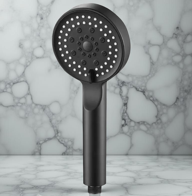 Лейка для душа с держателем и шлангом Shower Set черная для ванной комнаты, 4 режимаНасадка для душа - Фото 1 Лейка для душа с держателем и шлангом Shower Set черная для ванной комнаты, 4 режимаНасадка для душа - изображение 1