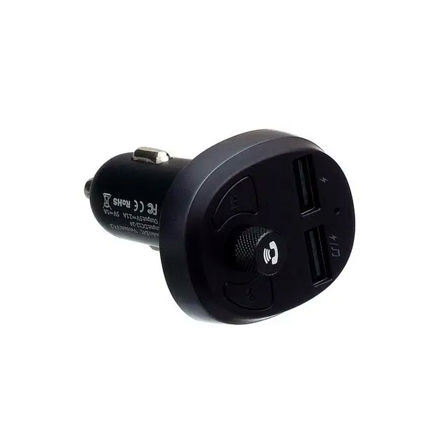 FM трансмиттер Hoco E41 с зарядкой 2USB 2.4A Bluetooth 4.2 для автомобиля воспроизведение музыки и громкой связи - изображение 4