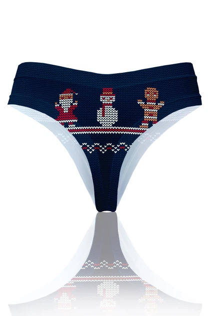 Трусики-стрінги TOTALFIT XP2K10-P12 Christmas Baby XS Блакитний, Рожевий - Фото 2 Трусики-стрінги TOTALFIT XP2K10-P12 Christmas Baby XS Блакитний, Рожевий - зображення 2