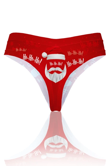 Трусики-стрінги TOTALFIT XP2K10-P4 Christmas Baby S Червоний - Фото 2 Трусики-стрінги TOTALFIT XP2K10-P4 Christmas Baby S Червоний - зображення 2