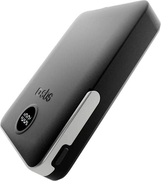 Powerbank SBS Wireless 10000 mAh 20W Black (TEBB10000MAGSTAND) - obraz 2