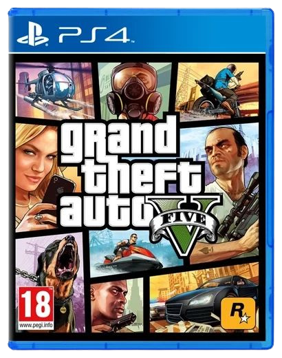 Игра Grand Theft Auto V для PS4 (Blu-ray диск) RUS Б/У - Фото 1 Игра Grand Theft Auto V для PS4 (Blu-ray диск) RUS Б/У - изображение 1