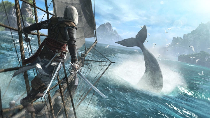 Игра Assassin's Creed IV: Black Flag для PS4 (Blu-ray диск) RU Б/У - Фото 3 Игра Assassin's Creed IV: Black Flag для PS4 (Blu-ray диск) RU Б/У - изображение 3