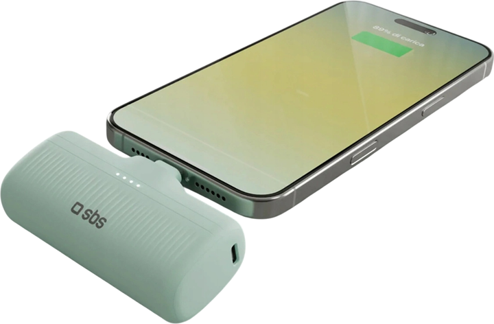 Powerbank SBS EcoPower 5000 mAh 10W Green (8018417498442) - obraz 4