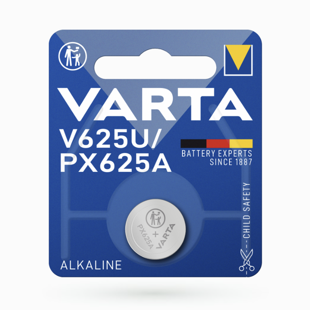 Батарейка VARTA V 625 U BLI - Фото 1 Батарейка VARTA V 625 U BLI - зображення 1
