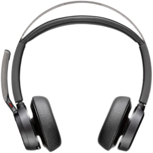 Słuchawki Poly Voyager Focus 2-M USB-C + USB-C/A Adapter Black (A4HT2AA#AC3) - obraz 4