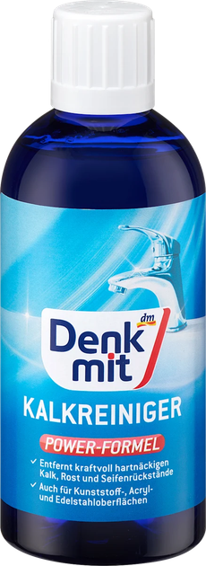 Засіб для чищення від вапняного нальоту DM Denkmit Kalkreiniger Power-Formula 500 мл - Фото 1 Засіб для чищення від вапняного нальоту DM Denkmit Kalkreiniger Power-Formula 500 мл - зображення 1