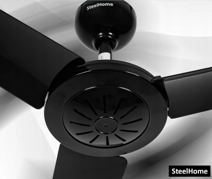 Вентилятор потолочный SteelHome 90 см 20 Вт 275 об/мин с таймером и пультом ДУ Черный - изображение 10