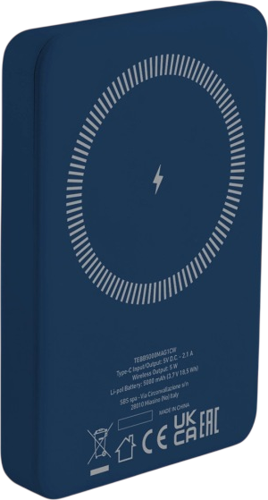 Powerbank SBS 5000 mAh 10W Blue (8018417464805) - Zdjęcie 2 Powerbank SBS 5000 mAh 10W Blue (8018417464805) - obraz 2