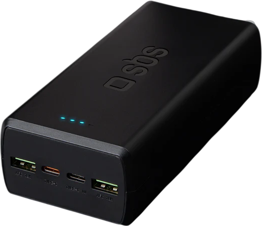 Powerbank SBS 30000mAh PD 20W USB-C Black (8018417435775) - Zdjęcie 2 Powerbank SBS 30000mAh PD 20W USB-C Black (8018417435775) - obraz 2