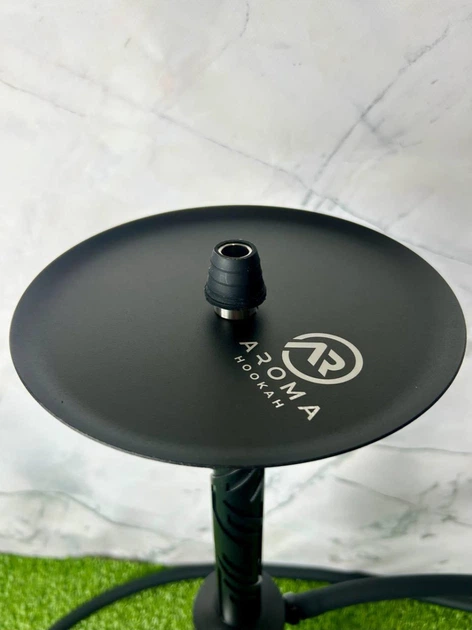 Кальян Aroma Hookah Mike Black Pro — профессиональная модель с шахтой из нержавеющей стали и уникальной системой продувки, 60 см - изображение 2