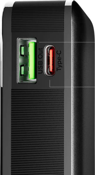 Powerbank SBS 10000mAh 20W USB-C Black (8018417481420) - Zdjęcie 4 Powerbank SBS 10000mAh 20W USB-C Black (8018417481420) - obraz 4