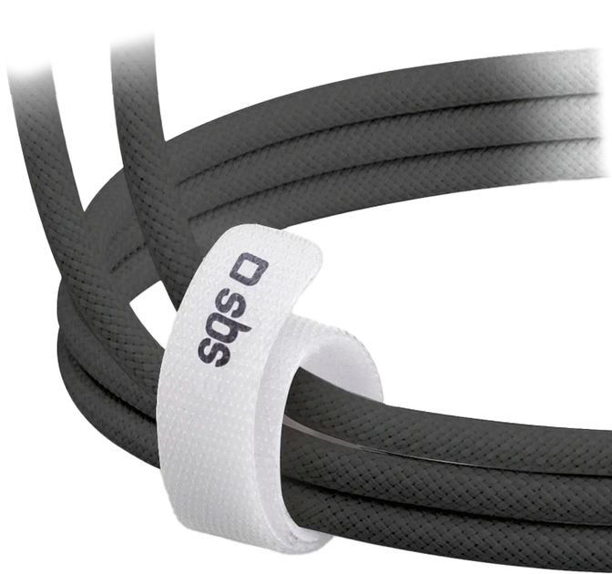 Kabel SBS USB-C - USB-C 60W PD 1.5 m Black (TECABLETISSUETCCK) - obraz 4