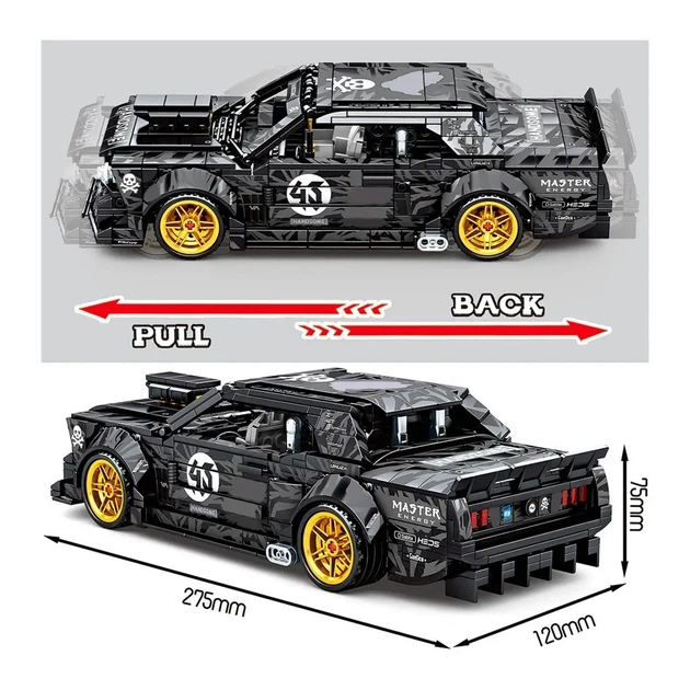Конструктор Ford Mustang - Репліка Hoonicorn Ken Block 43 - зображення 3