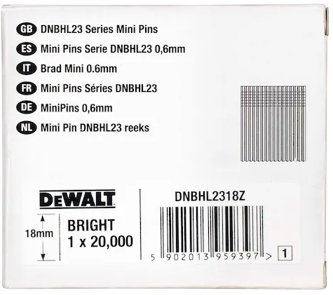 Kołki DeWalt serii 23 DNBHL2318Z (5902013959397) - obraz 4