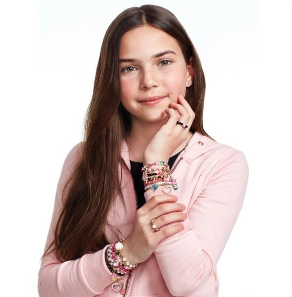 Набор для создания шарм-браслетов Make it Real Juicy Couture Розовый звездопад 470 эл. (MR4408) - изображение 3