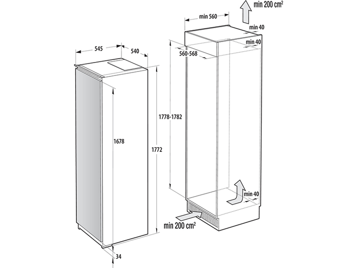 Морозильна камера Gorenje - FNCI517E41WF - Фото 6 Морозильна камера Gorenje - FNCI517E41WF - зображення 6