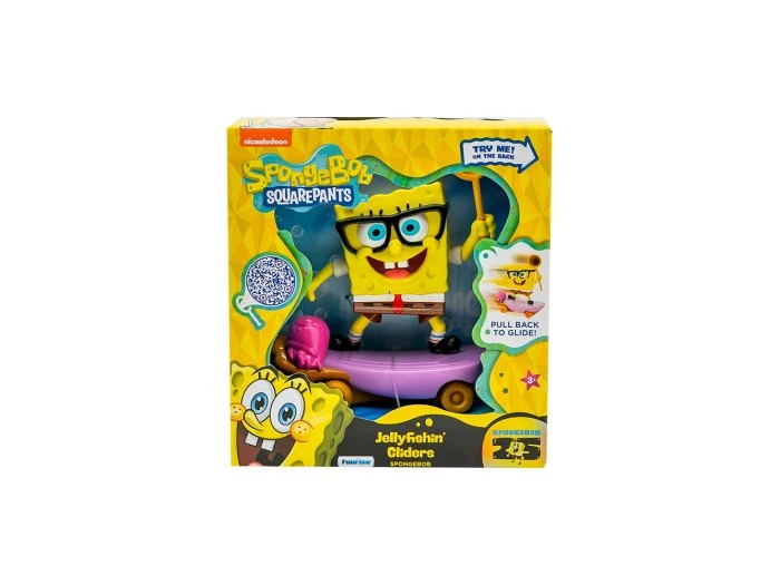 Фигурка скейтера-медузолова Губки Боба, Funrise, FR71163/71158 - Фото 1 Фигурка скейтера-медузолова Губки Боба, Funrise, FR71163/71158 - изображение 1