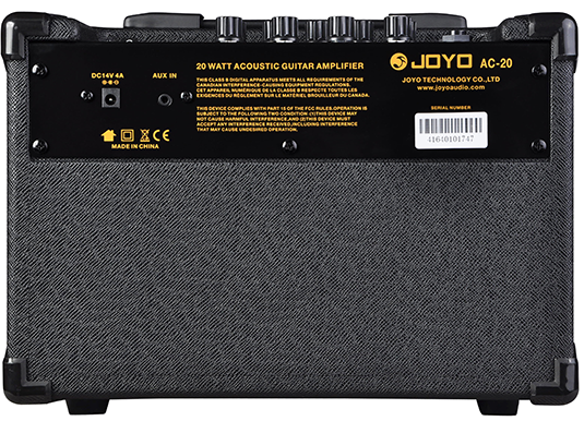 Wzmacniacz combo gitarowy Joyo AC-20 - Zdjęcie 2 Wzmacniacz combo gitarowy Joyo AC-20 - obraz 2