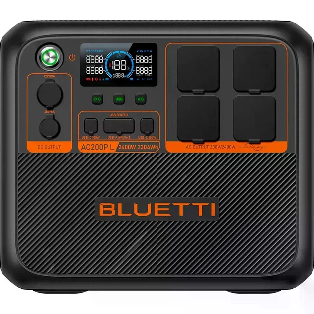 Портативна зарядна станція BLUETTI AC200PL 2304Wh 2400W LFP - зображення 3