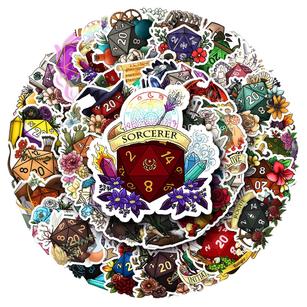 Стикерпак Набор наклеек GeekLand DnD Подземелье и драконы Dungeons&Dragons 50 штук 2864218964 - Фото 1 Стикерпак Набор наклеек GeekLand DnD Подземелье и драконы Dungeons&Dragons 50 штук 2864218964 - изображение 1