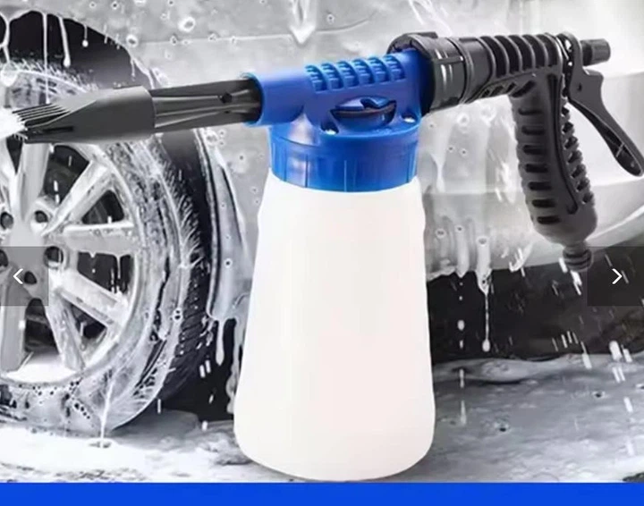 Пістолет розпилювач для миття автомобіля Car Wash Rocket 15 МПа мінімийка для авто піноутворювач з насадкою для садового шланга білий для саду та автомобіля - изображение 10