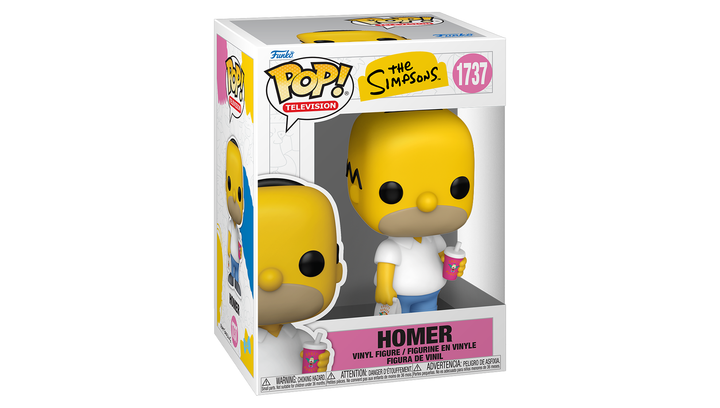 Фигурка FUNKO POP! Симпсоны Гомер The Simpsons Homer with Krusty Burger 112mm 1737 86406 - изображение 2