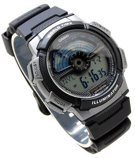 Мужские часы Casio AE-1100W-1AVEF - изображение 2