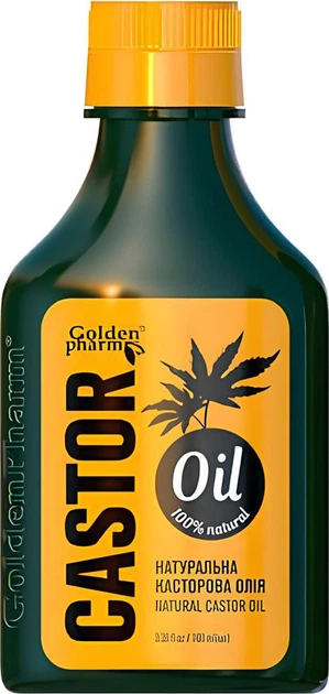 Масло для волос Golden Pharm Castor 100 мл (4820183474902) - Фото 1 Масло для волос Golden Pharm Castor 100 мл (4820183474902) - изображение 1