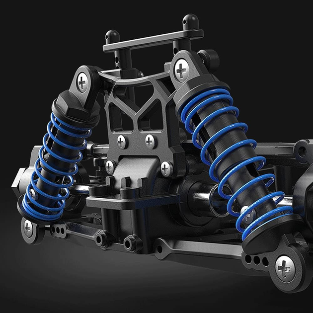 Радиоуправляемая машинка KFPLAN KF19-B 1:18 4WD на пульте управления до 30 км/ч, RC монстр-трак, внедорожник, вездеход, LED, аккумулятор - изображение 6