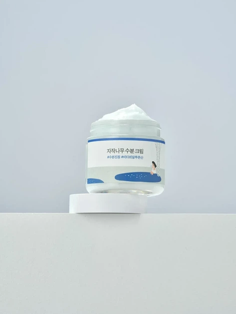 Увлажняющий крем для лица с березовым соком - ROUND LAB Birch Juice Moisturizing Cream 80 мл - изображение 3
