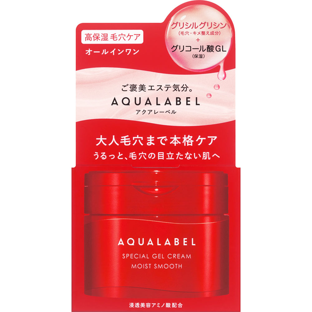 Крем-гель для обличчя багатофункціональний, зволожуючий Aqualabel Shiseido, 111 г (221539) - Фото 1 Крем-гель для обличчя багатофункціональний, зволожуючий Aqualabel Shiseido, 111 г (221539) - зображення 1