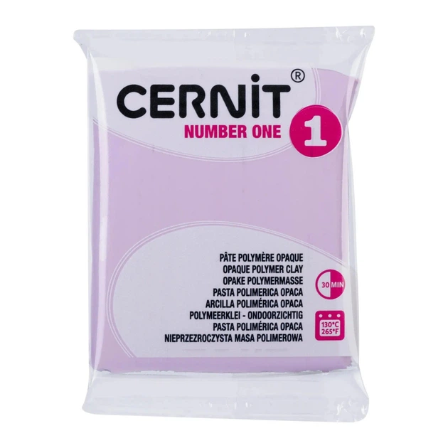 Полимерная глина Cernit Number One, 56 г., Сиреневый светлый CE0900056932C) - Фото 1 Полимерная глина Cernit Number One, 56 г., Сиреневый светлый CE0900056932C) - изображение 1