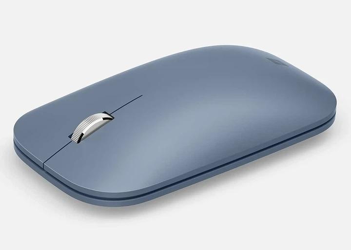 Беспроводная мышь Microsoft Surface Mobile / Bluetooth / 1800 DPI / 4 кнопки / Голубая (102027772) - Б/У - изображение 2