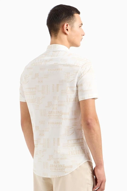 Рубашка Armani Exchange 54(2XL) Молочный (128114) - Фото 2 Рубашка Armani Exchange 54(2XL) Молочный (128114) - изображение 2