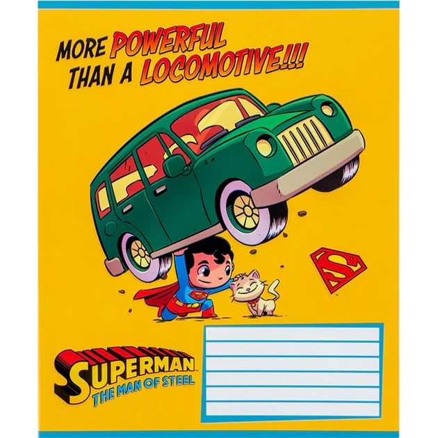 Зошит шкільний Kite 12 аркушів коса лінія DC Comics (DC24-235) - Фото 4 Зошит шкільний Kite 12 аркушів коса лінія DC Comics (DC24-235) - изображение 4