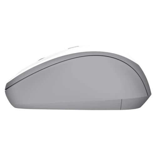 Миша бездротова Trust Yvi+ Silent, White, USB 2.4GHz, оптична, 800/1600 dpi, 4 кнопки, гніздо для зберігання приймача USB, 1xAA (25513) - изображение 4
