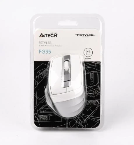 Мышь A4Tech Fstyler FG35 2000dpi Silver, USB, Wireless (FG35 (Silver)) - изображение 5