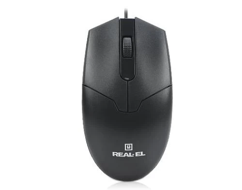 Мышь REAL-EL RM-208, Black, USB - изображение 6