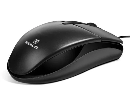 Мышь REAL-EL RM-211, Black - изображение 3
