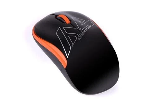 Мышь A4Tech G3-300N Black+Orange, USB V-TRACK, Wireless - изображение 5