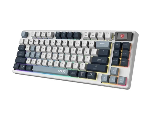 Клавіатура бездротова MSI FORGE GK600 TKL, White - зображення 2