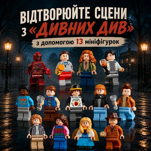 Конструктор Icons Stranger Things Дивні дива: Будинок Кріла 2593 деталі - изображение 5