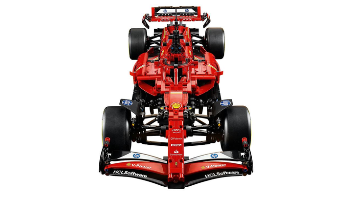 Конструктор Ferrari SF-24 F1 1362 детали в стиле LEGO Technic, болид Формулы 1, гоночный автомобиль 1:8, большой коллекционный набор - изображение 3