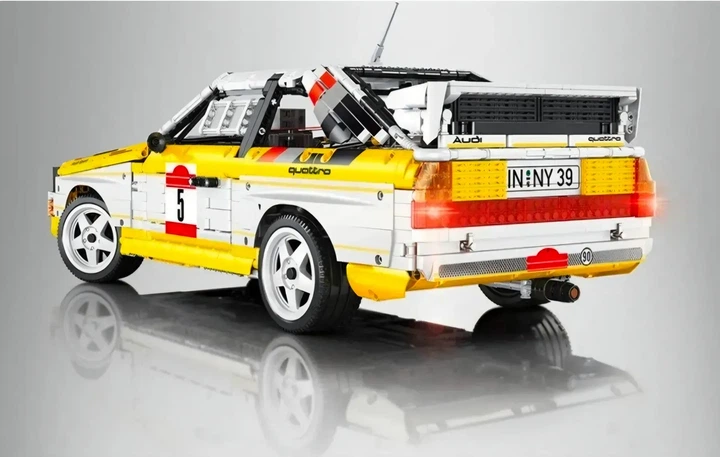 Audi Quattro з радіокеруванням 3887 деталей S1 Group B 1984 sport - зображення 7