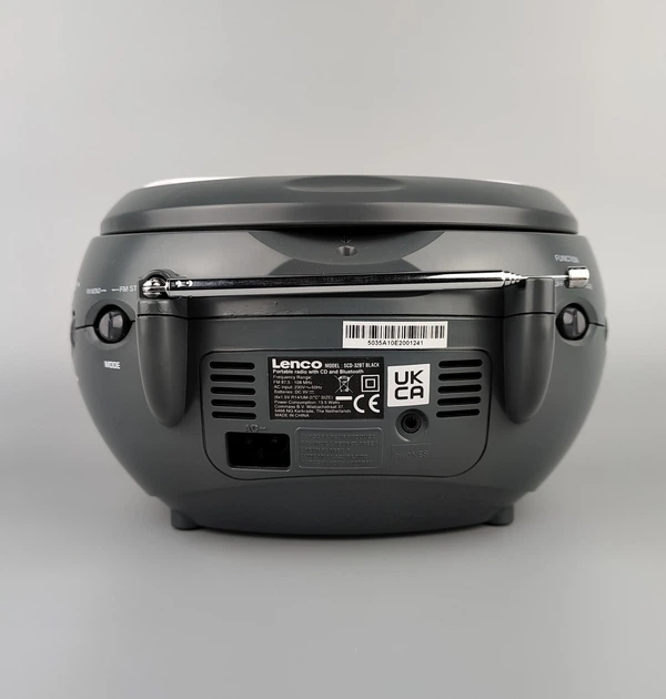 Радио-CD бумбокс Lenco SCD-24BT White-Black с Bluetooth (102110816) - Уценка - изображение 9
