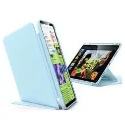Чохол для iPad Pro 11 дюймів протиударний ультратонкий з тримачем для стилуса GF-003 блакитний - зображення 3