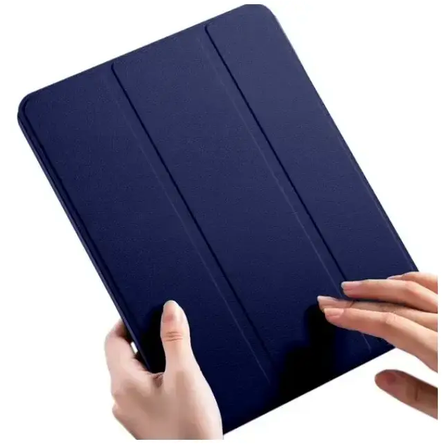 Чехол противоударный для iPad Air 10.9 2022 11 2024 силиконовый защита от ударов темно-синий - зображення 2