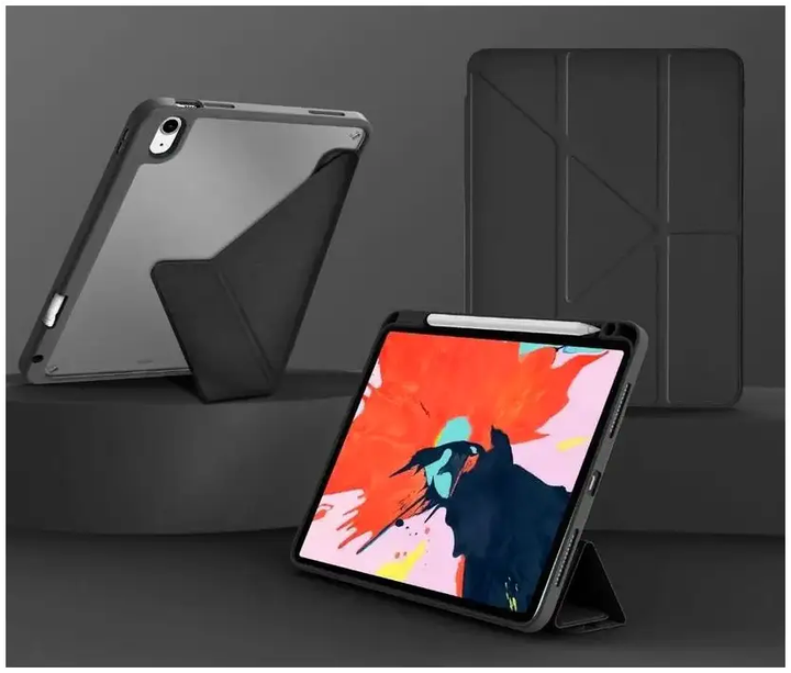 Чохол протиударний для iPad Pro 11 2024 силіконовий захист від ударів чорний - зображення 4