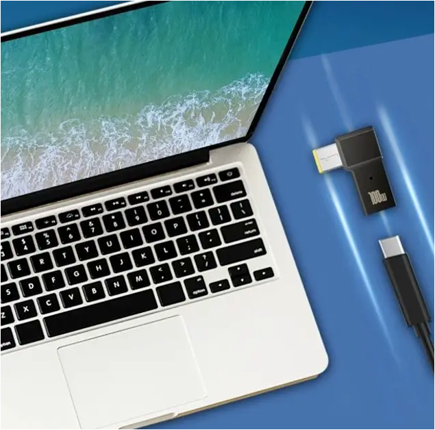 Адаптер USB C к DC для ноутбуков Lenovo универсальный переходник для работы и учебы быстрая зарядка - Фото 3 Адаптер USB C к DC для ноутбуков Lenovo универсальный переходник для работы и учебы быстрая зарядка - изображение 3
